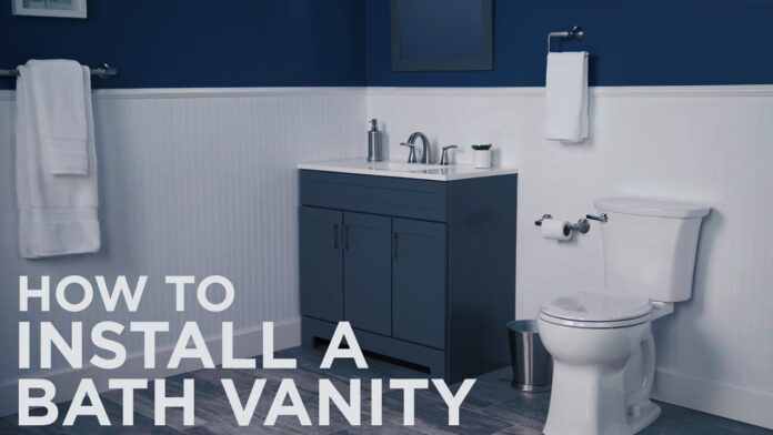 How to install bathroom vanities?