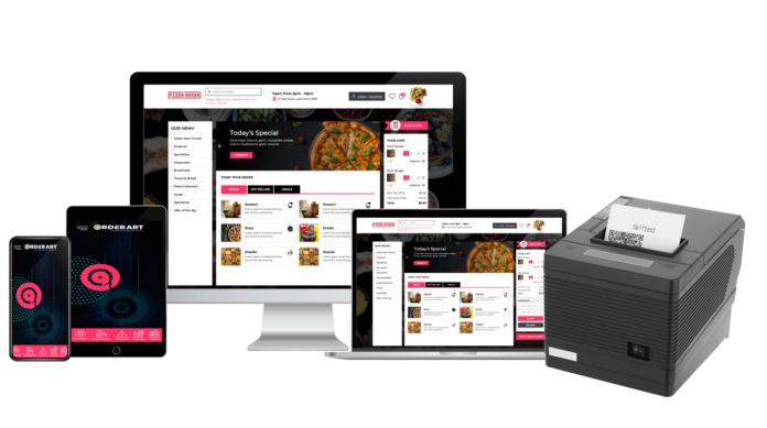 Food website design