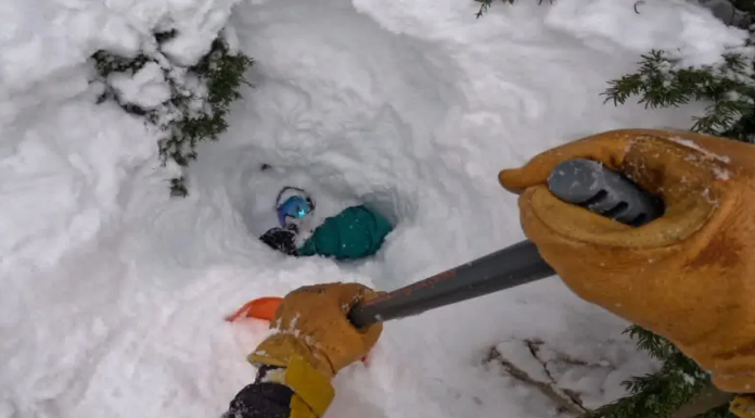 Skier Saves Snowboarder Full Video